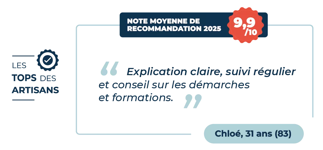 Témoignage Artisan