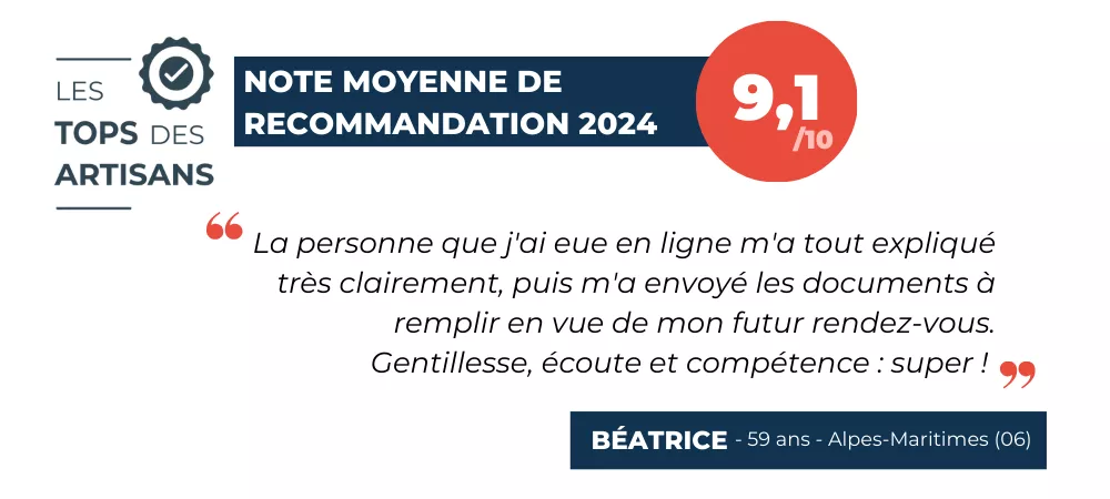 Témoignage Artisan