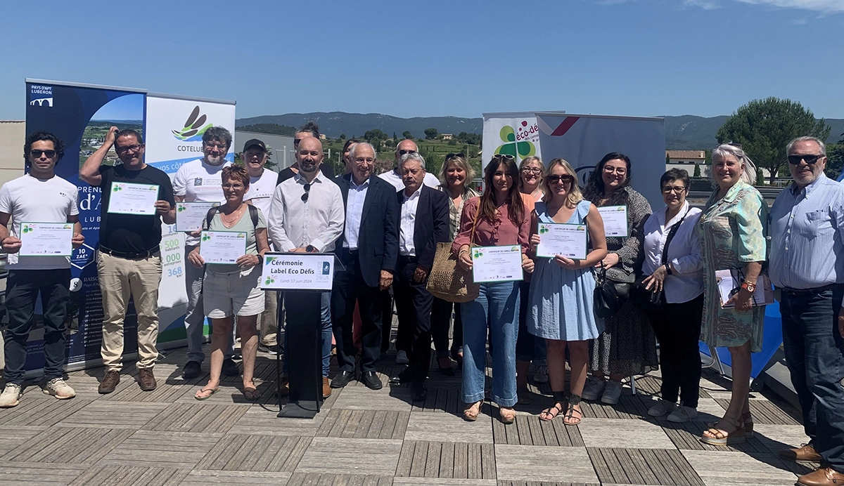 32 Entreprises Labellisées Eco-Défis dans le Pays d'Apt Luberon et le Sud Luberon - CMA PACA