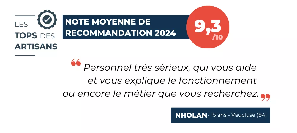 Témoignage Artisan