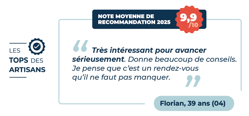 Témoignage Artisan