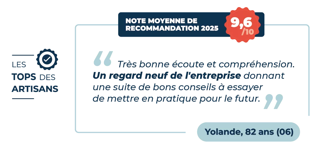 Témoignage Artisan