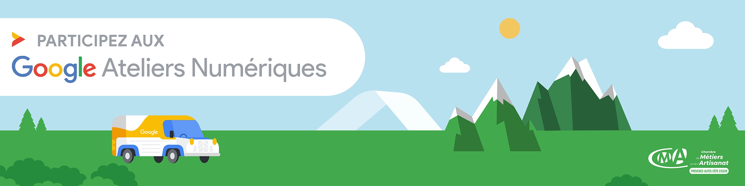 Développez vos compétences digitales avec les Google Ateliers Numériques - CMA PACA