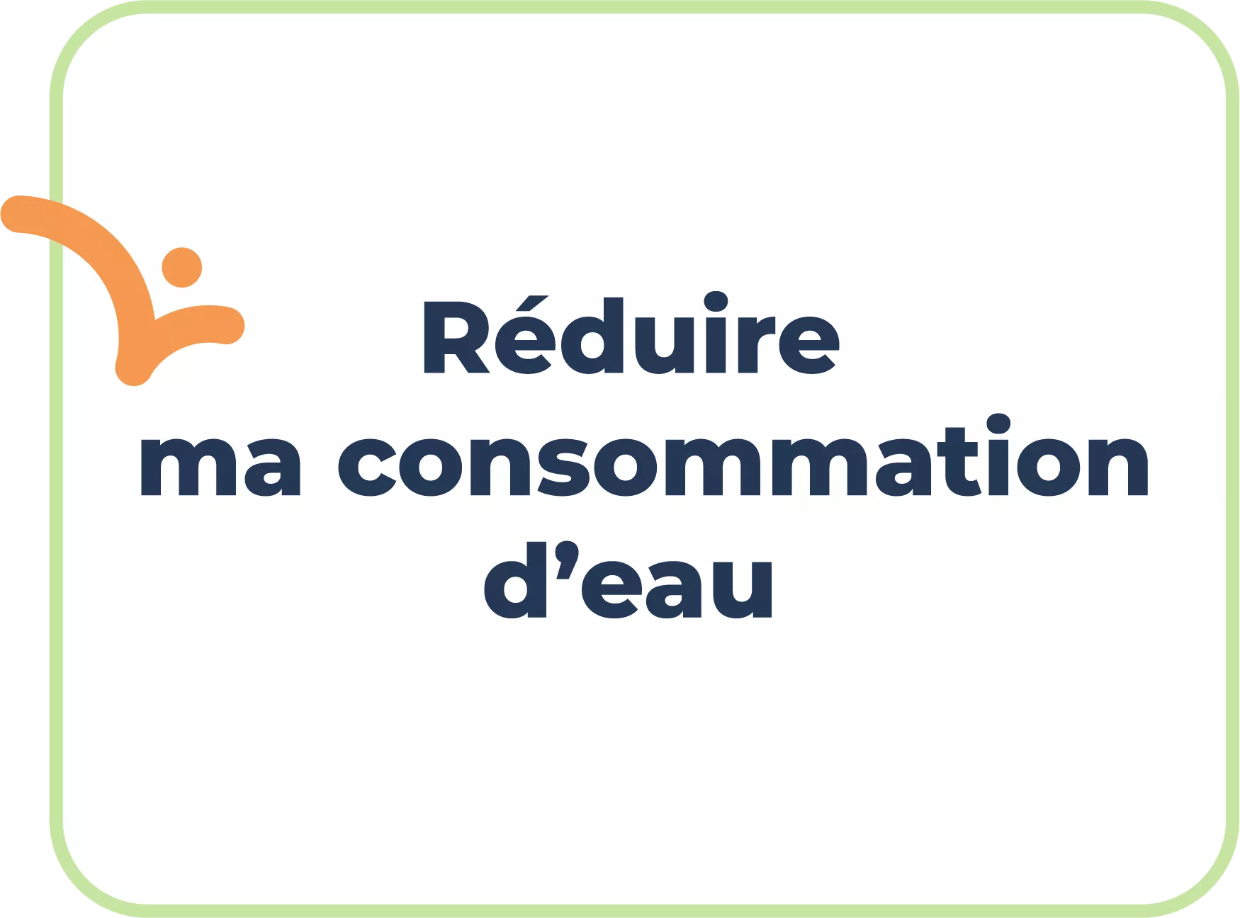 Réduire ma consommation d'eau