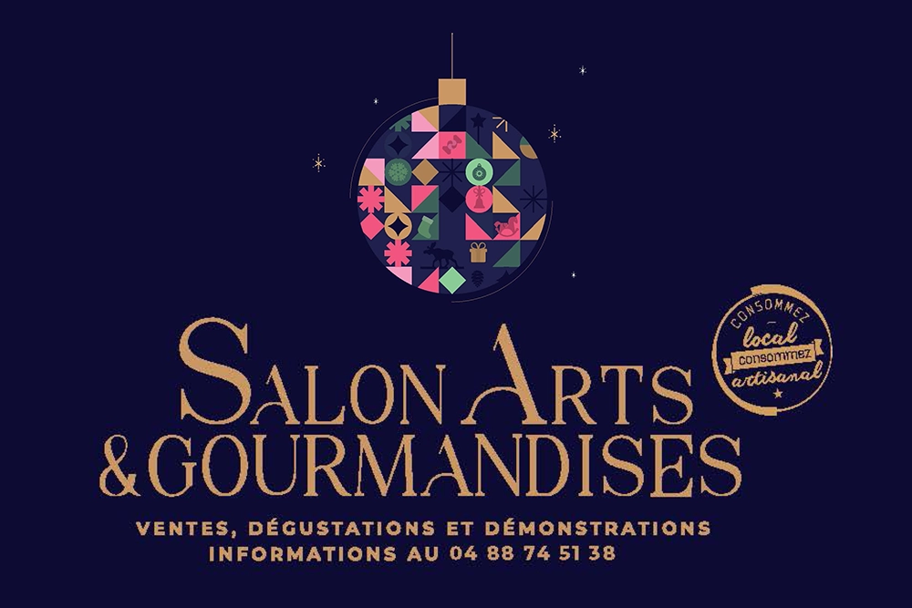 Salon Arts et Gourmandises les 2 et 3 décembre 2023 à Manosque !